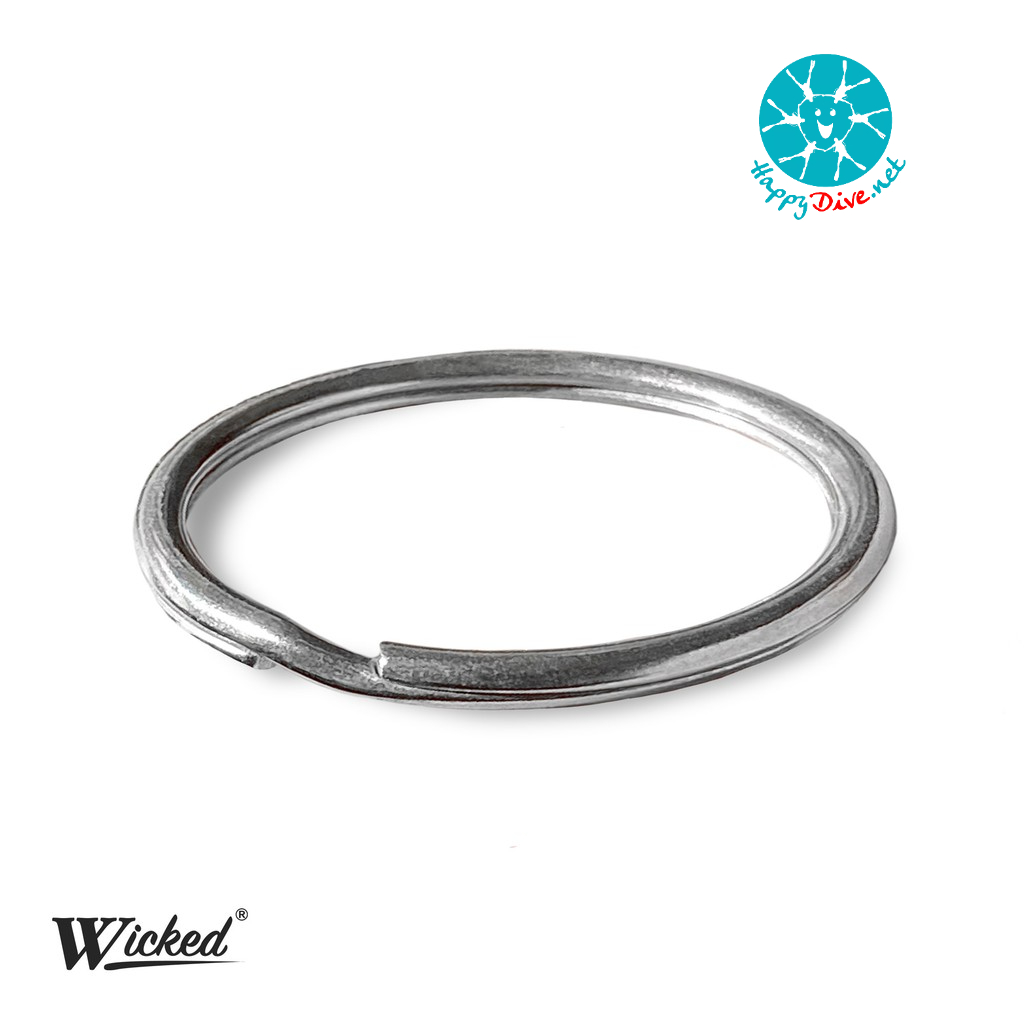 Wicked Split Ring ห่วงสำหรับคล้อง ห้อยอุปกรณ์ดำน้ำ Split Ring