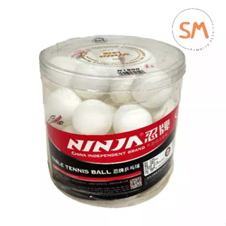 ลูกปิงปองสีสีขาว 36 ลูก NINJA รุ่น N-1800-1