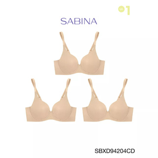 Sabina เสื้อชั้นใน มีโครง (Set 3 ชิ้น) รุ่น Perfect Bra รหัส SBXD94204CD สีเนื้อเข้ม