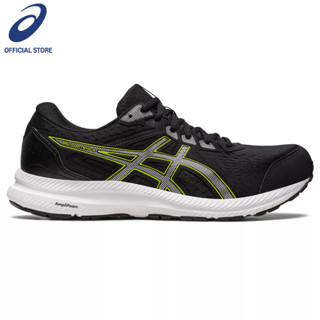 ASICS :  GEL-CONTEND 8 MEN RUNNING ผู้ชาย รองเท้าวิ่ง ของแท้  BLACK/PURE SILVER