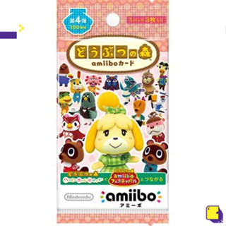 [+..••] AMIIBO DOUBUTSU NO MORI AMIIBO CARD VOL.4 (เกมส์ Nintendo Switch™🎮)