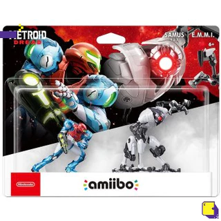 [+..••] พร้อมส่ง !! | AMIIBO METROID SERIES FIGURE (SAMUS AND E.M.M.I) (เกมส์  Nintendo ™ 🎮)