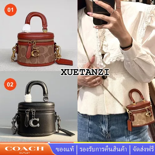 COACH ce768 ce769 Trail กระเป๋าสะพายผู้หญิง กระเป๋าถือ มินิ คลาสสิก