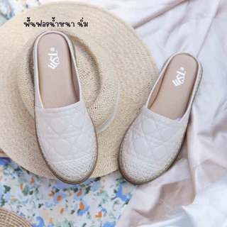 Lava ✨รองเท้าเปิดส้น พื้นซิลิโคนหนา 📍ล็อตใหม่พื้นฟองน้ำนิ่มกำมะหยี่