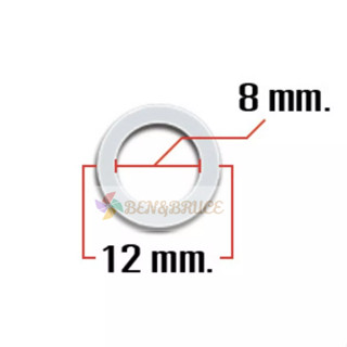 แหวนไมล่า แหวนรองแกนพัดลม 16" 8mm พลาสติก (1 แพ๊ค มี 30 ชิ้น) อะไหล่พัดลม HATARI