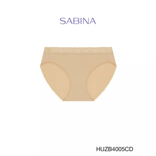 Sabina กางเกงชั้นใน Habpy Panty เบสิค (ทรงบิกินี่) รหัส HUZB4005CD สีเนื้อเข้ม