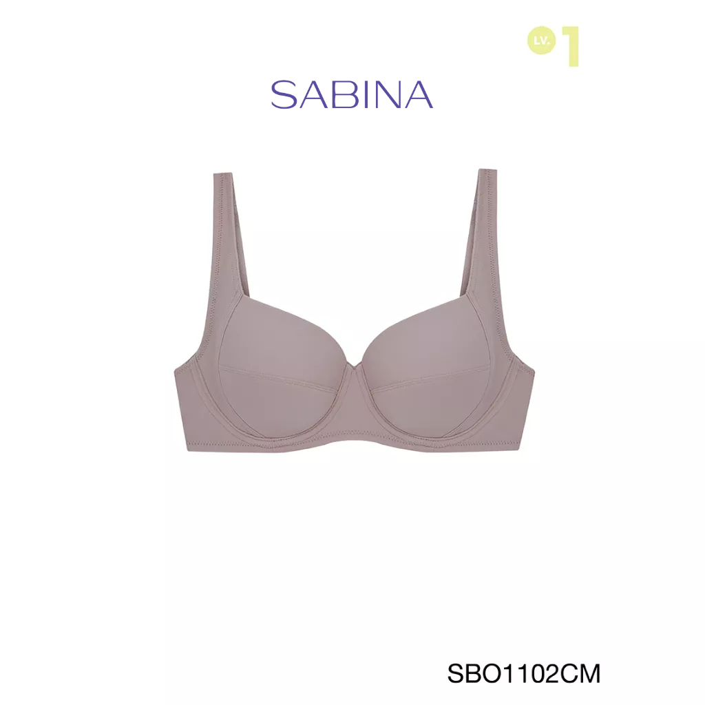 Sabina เสื้อชั้นใน (มีโครง) รุ่น Function Bra รหัส SBO1102CM สีช็อคโกแลต