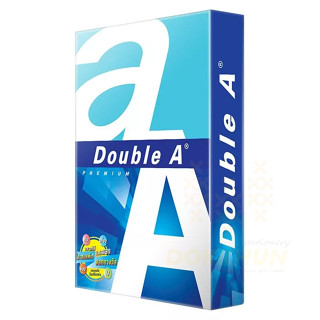 กระดาษ Double A (ขนาด A4 : 70แกรม, 80แกรม, 90แกรม) / (ขนาด A3, ขนาด A5, ขนาด F14, ขนาด B4 80แกรม) ราคา/รีม