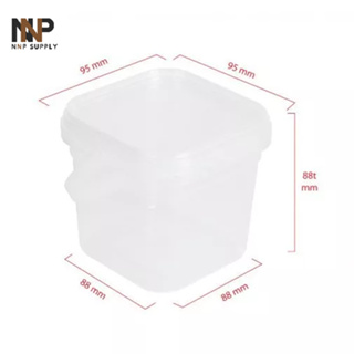 NNP-013-1883 โหลเซฟตี้ซีลจัตุรัส หูหิ้ว 500 ML.  ขายขั้นต่ำ 1 ลัง แพคลังละ 300 ชิ้น