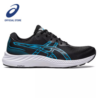 ASICS :  GEL-EXCITE 9 MEN RUNNING ผู้ชาย รองเท้าวิ่ง ของแท้  BLACK/ISLAND BLUE