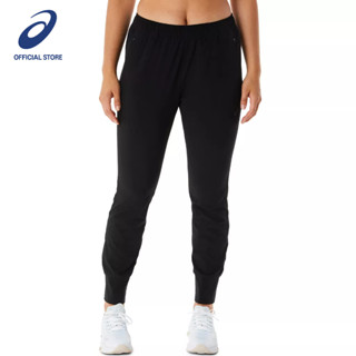 ASICS :  WOMEN TRAINING CORE STRETCH WOVEN PANT WOMEN TRAINING กางเกง ผู้หญิง กางเกง กางเกงขายาว ของแท้  PERFORMANCE BLACK