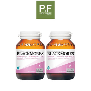 Blackmores Marine collagen absolute 60x2 caps แบลคมอร์ส มารีน คอลลาเจน แอปโซลูท 60x2 แคปซูล (ผลิตภัณฑ์เสริมอาหาร)