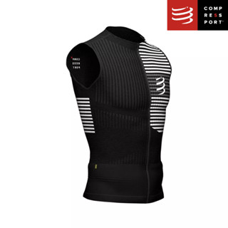 Compressport เสื้อไตรกีฬา   แขนกุด ผู้ชาย สีดำ  / Tri Postural Tank Top Black