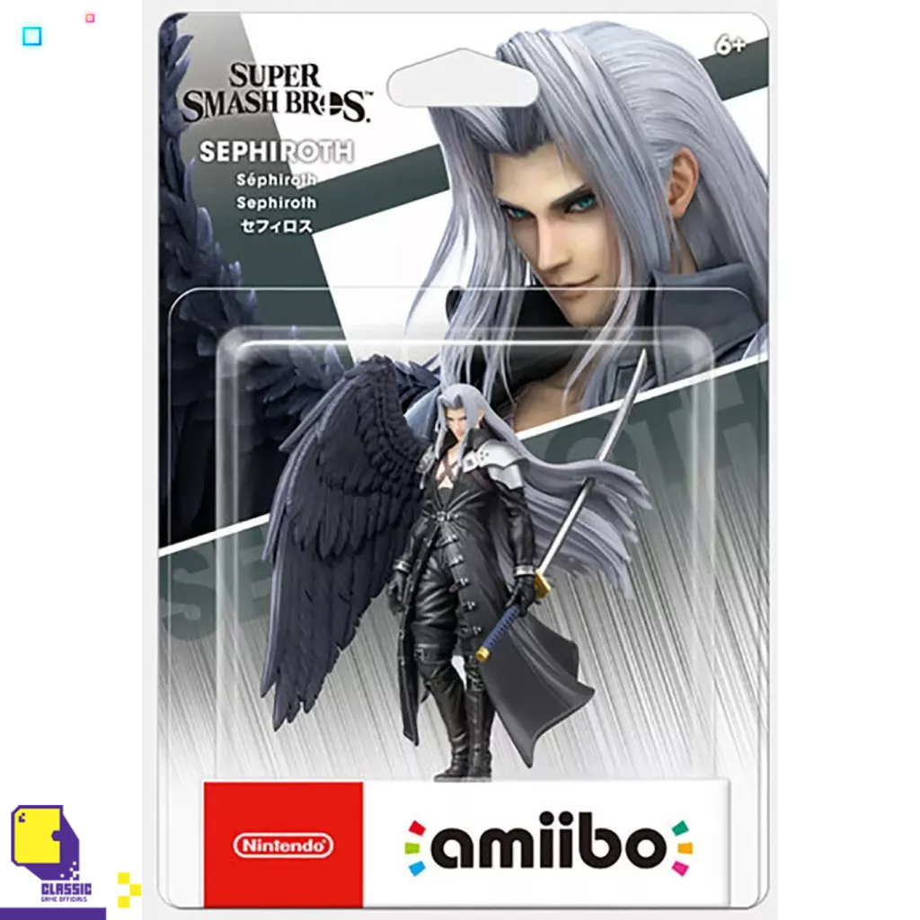 AMIIBO SUPER SMASH BROS. SERIES FIGURE (SEPHIROTH) (เกม Nintendo ...