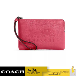 กระเป๋าคล้องมือ COACH C7420 CORNER ZIP WRISTLET WITH HORSE AND CARRIAGE (IMT9Z)