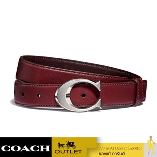 ของแท้ 💯% เข็มขัดผู้ชาย COACH F83960 SIGNATURE BUCKLE BELT, 25MM (SVL3UM) [F83960SVL3UM] [F83960SVL3UM]