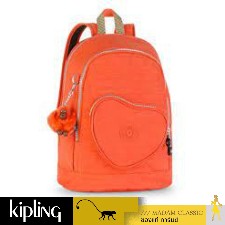 ของแท้ 💯% กระเป๋า KIPLING HEART BACKPACK - SUGAR ORANGE C [K2108602E]