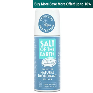 Salt of the Earth, Ocean &amp; Coconut Natural Roll-On Deodorant 75ml