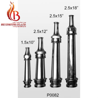 หัวฉีดน้ำดับเพลิง หัวฉีดสายดับเพลิง ลำตรง ขนาด1.5" ยาว10"