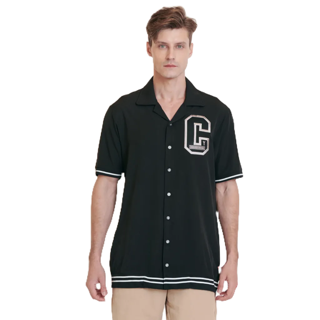 Khaki Bros - คา คิ บรอส. - Short Sleeve loose Shirt - เสื้อเชิ้ตแขนสั้น - KM23S005