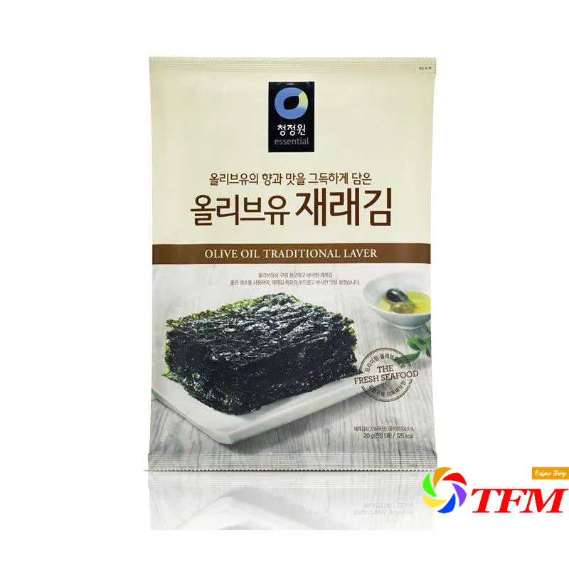 ชองจองวอน สาหร่ายเกาหลีปรุงรส 5 แผ่น Chung Jung Won Seasoned Korean Seaweed 5 Sheets
