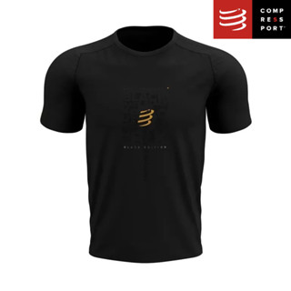 Compressport เสื้อวิ่งผู้ชาย แขนสั้น PERFORMANCE SS TSHIRT - BLACK EDITION 2022