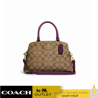 กระเป๋าสะพายข้าง COACH 91494 MINI LILLIE CARRYALL IN SIGNATURE CANVAS (IMUSA)