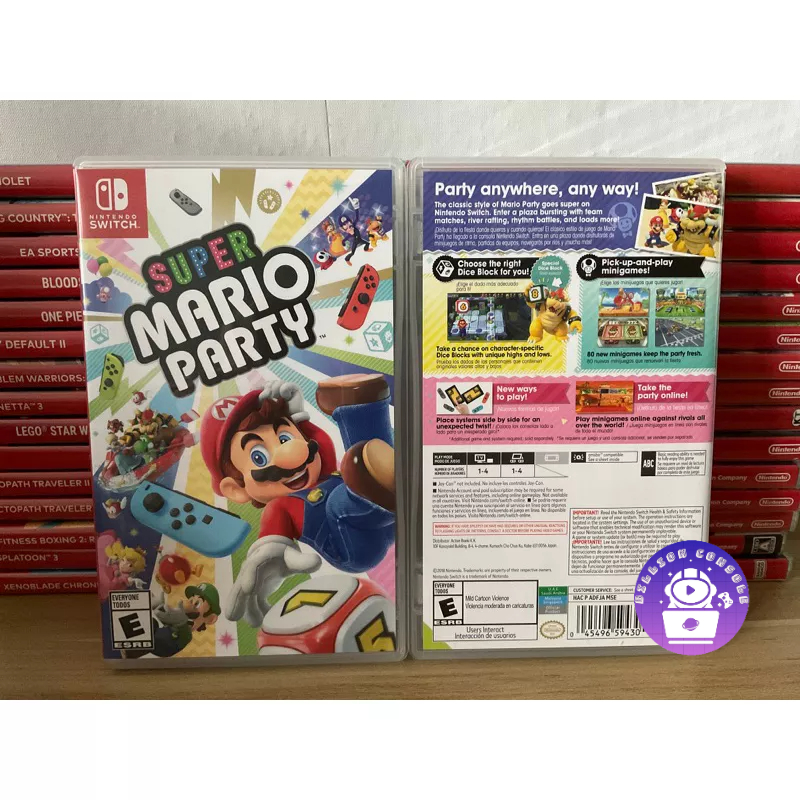 [มือ2] แผ่นเกมส์ Nintendo Switch : Super mario party