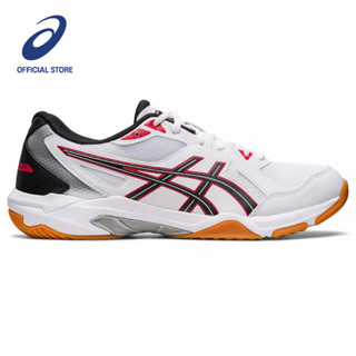 ASICS :  GEL-ROCKET 10 MEN CPS รองเท้า ผู้ชาย รองเท้าผ้าใบ รองเท้าสำหรับกีฬาในร่ม ของแท้  WHITE/CLASSIC RED