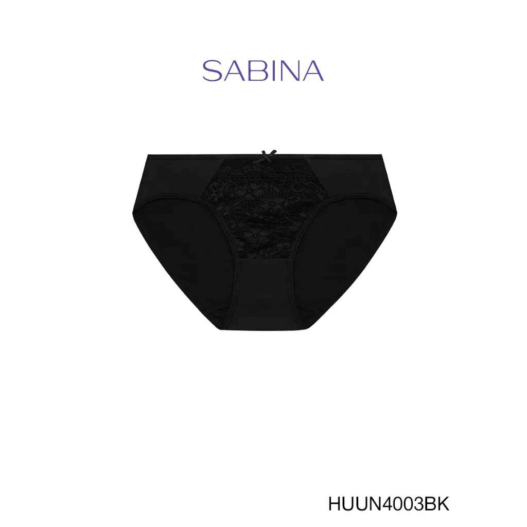 Sabina กางเกงชั้นใน Seamless Fit รุ่น Habpy Non Push รหัส HUUN4003BK สีดำ