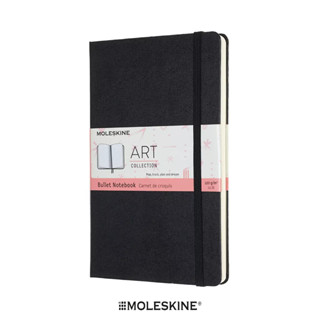 Moleskine สมุดบันทึกแบบ Bullet ปกแข็ง สีดำ ขนาดใหญ่ ART BULLET NOTEBOOK LARGE BLACK