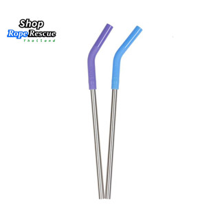 หลอดดูดสแตนเลส - 8mm Straw 2-Pack