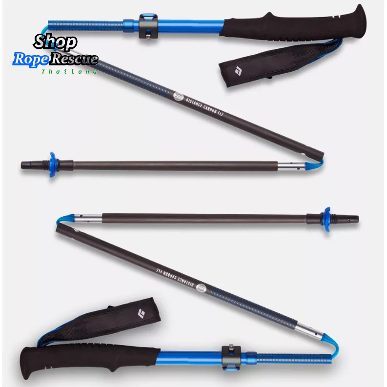 ไม้เท้าเดินป่า ไม้เท้าวิ่งเทรล DISTANCE CARBON FLZ TREKKING/RUNNING POLES ยี่ห้อ Black Diamond