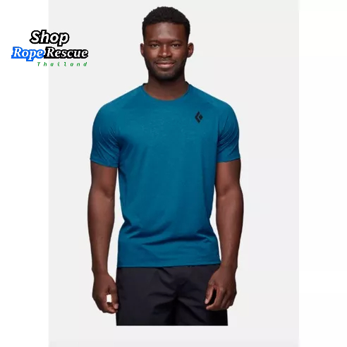 เสื้อผ้ากีฬา เสื้อยืด แห้งเร็วผู้ชาย - MEN'S LIGHTWIRE SHORT SLEEVE TECH TEE ยี่ห้อ Black Diamond