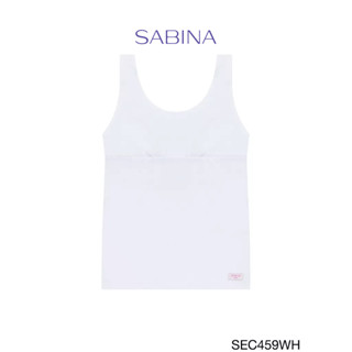 Sabina Kids เสื้อกล้ามพรีทีนมีฟอง รหัส SEC459WH สีขาว