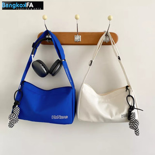 bangkoklist(BA1851) กระเป๋าสะพายข้างKoNBAG ผ้าอ๊อกซ์ฟอร์ด (แถมที่ห้อย)