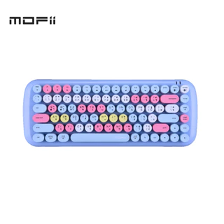 CLEARANCE !! (แป้นพิมพ์สกรีนไทย) MOFii COTTON CANDY Multi-Device Bluetooth Keyboard แป้นพิมพ์สายไหม