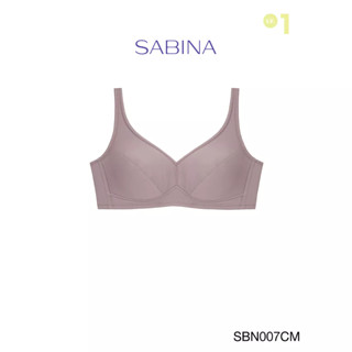 Sabina เสื้อชั้นใน Wireless (ไม่มีโครง) รุ่น Fill Up Bra รหัส SBN007CM สีช็อคโกแลต