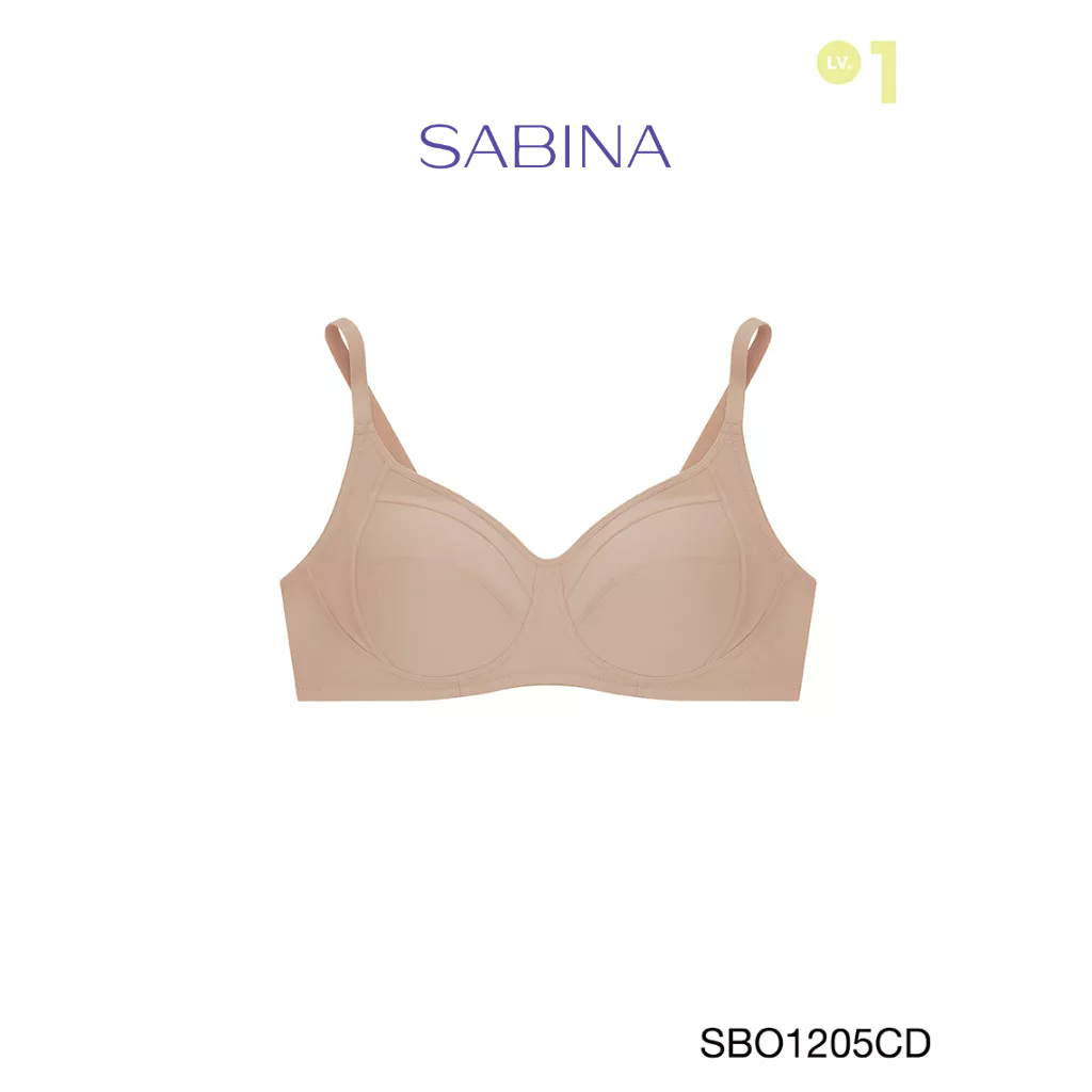 Sabina เสื้อชั้นใน Wireless (ไม่มีโครง) รุ่น Function Bra รหัส SBO1205CD สีเนื้อเข้ม