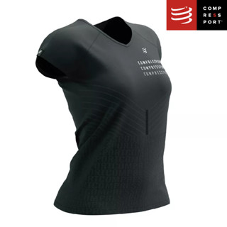 COMPRESSPORT เสื้อวิ่งผู้หญิง แขนสั้น สีดำ Performance SS Tshirt W - Black Edition 2023 สีดำ