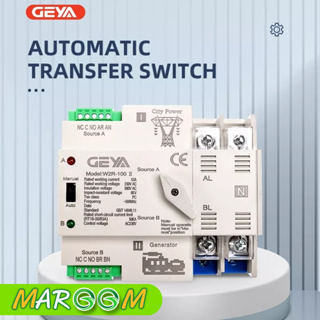 W2R -100 II regular Automatic Transfer Switch พาวเวอร์ซัพพลายอัตโนมัติ 2P 63A **สินค้ามีพร้อมส่ง** อุปกรณ์ระบบไฟฟ้า