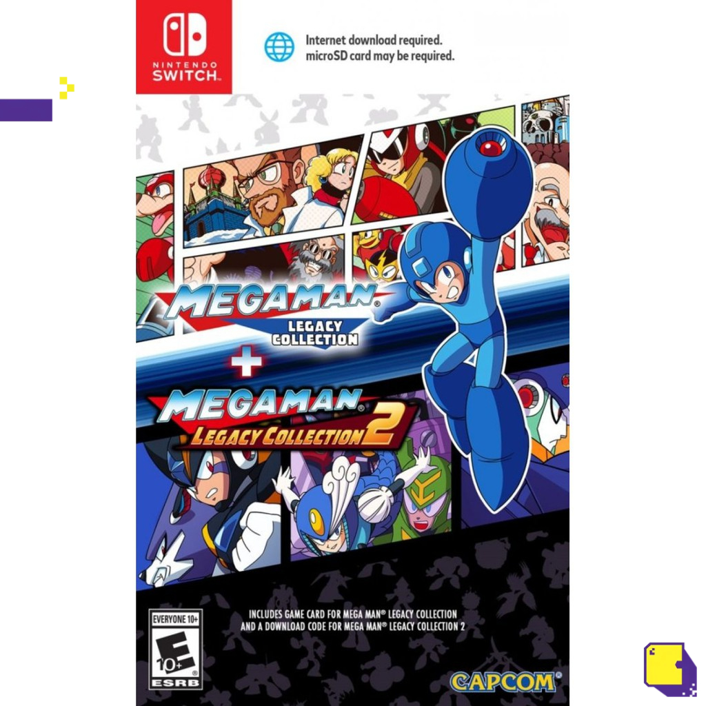 [+..••] NSW MEGA MAN LEGACY COLLECTION + MEGA MAN LEGACY COLLECTION 2 (เกม Nintendo Switch™🎮)