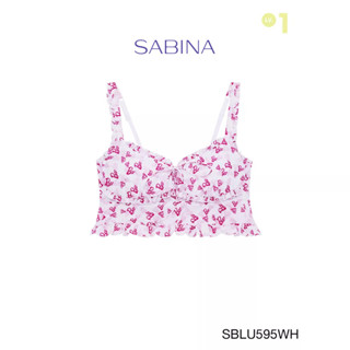 SABINA  Barbie เสื้อชั้นในไร้โครง รหัส SBLU595WH สีขาว