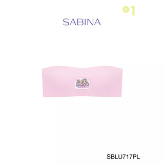 SABINA  Barbie เสื้อชั้นในเกาะอกไร้โครง รหัส SBLU717PL สีชมพูอ่อน