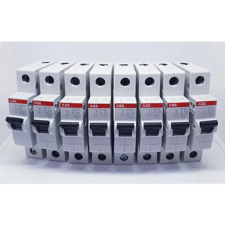 เซอร์กิตเบรกเกอร์ 1P 6KA SH201 ABB Rated current 6A, 10A, 16A, 20A, 25A, 32A, 40A, 50A, 63A