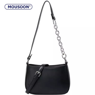 MOUSOON ใหม่กระเป๋าสตรีแฟชั่นกระเป๋าสะพาย crossbody ins chain ยุโรปและสหรัฐอเมริกา street PU กระเป๋าถือ