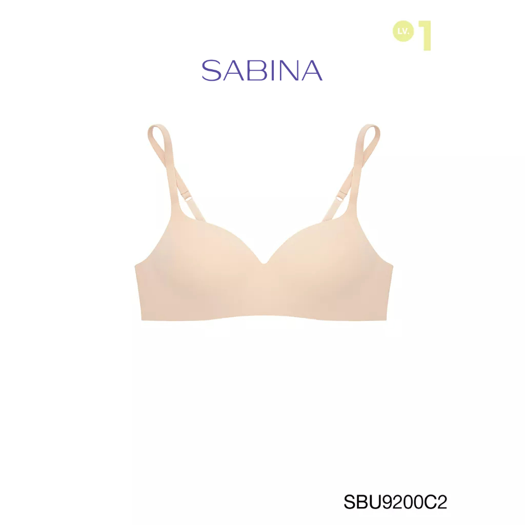 SABINA BRALESS | PRETTY PERFECT เสื้อชั้นในไม่มีโครง รหัส SBU9200C2 สีเนื้ออ่อน