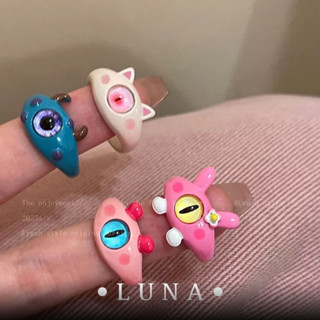 [LUNA] แหวนน่ารัก เครื่องประดับ มินิมอล วินเทจ