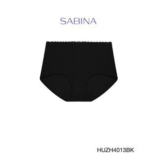 Sabina กางเกงชั้นใน Habpy Panty เบสิค ทรงครึ่งตัว รหัส HUZH4013BK สีดำ