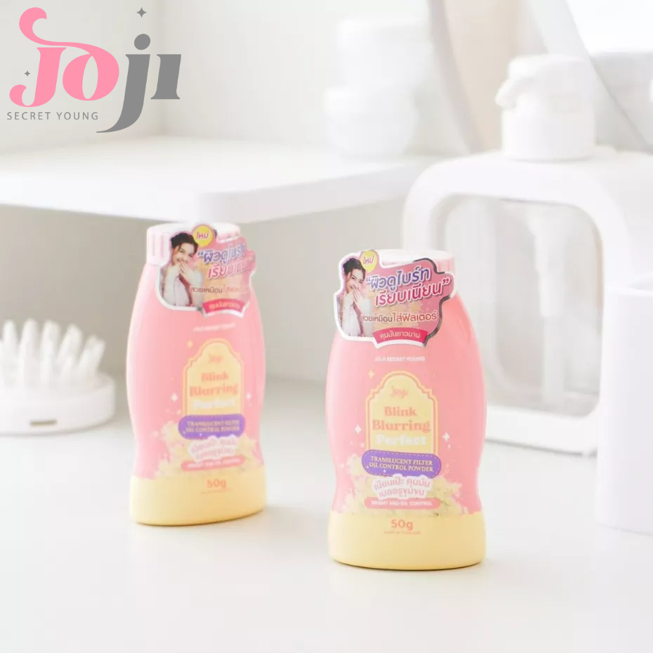 JOJI SECRET YOUNG BLINK BLURRING PERFECT TRANSLUCENT FILTER OIL CONTROL POWDER 50G แป้งฝุ่นโปร่งแสง 